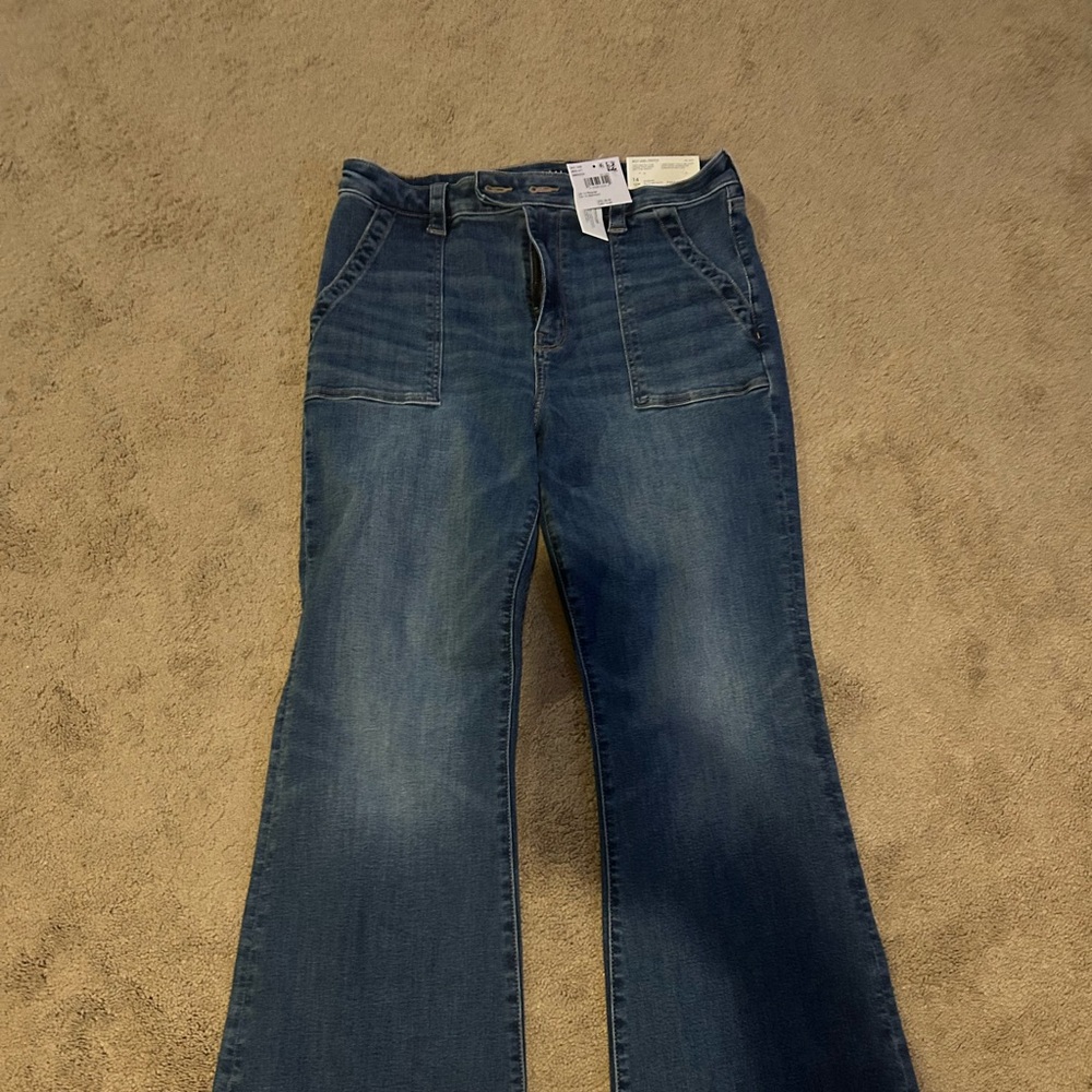 American eagle jeans super stretch size 14 brand new with tags